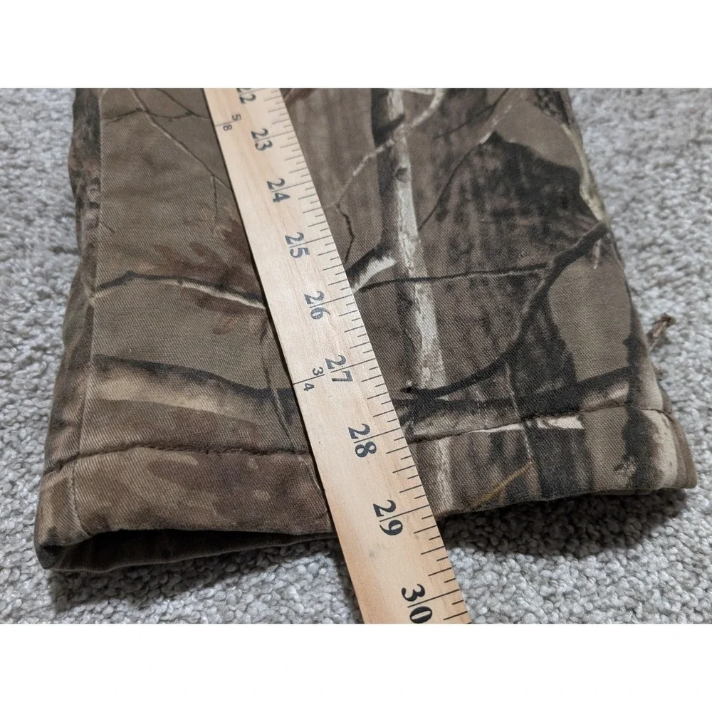 Russell Outdoors Bib Overalls Youth XL Camo Flintlock Insulated Hunting Realtree